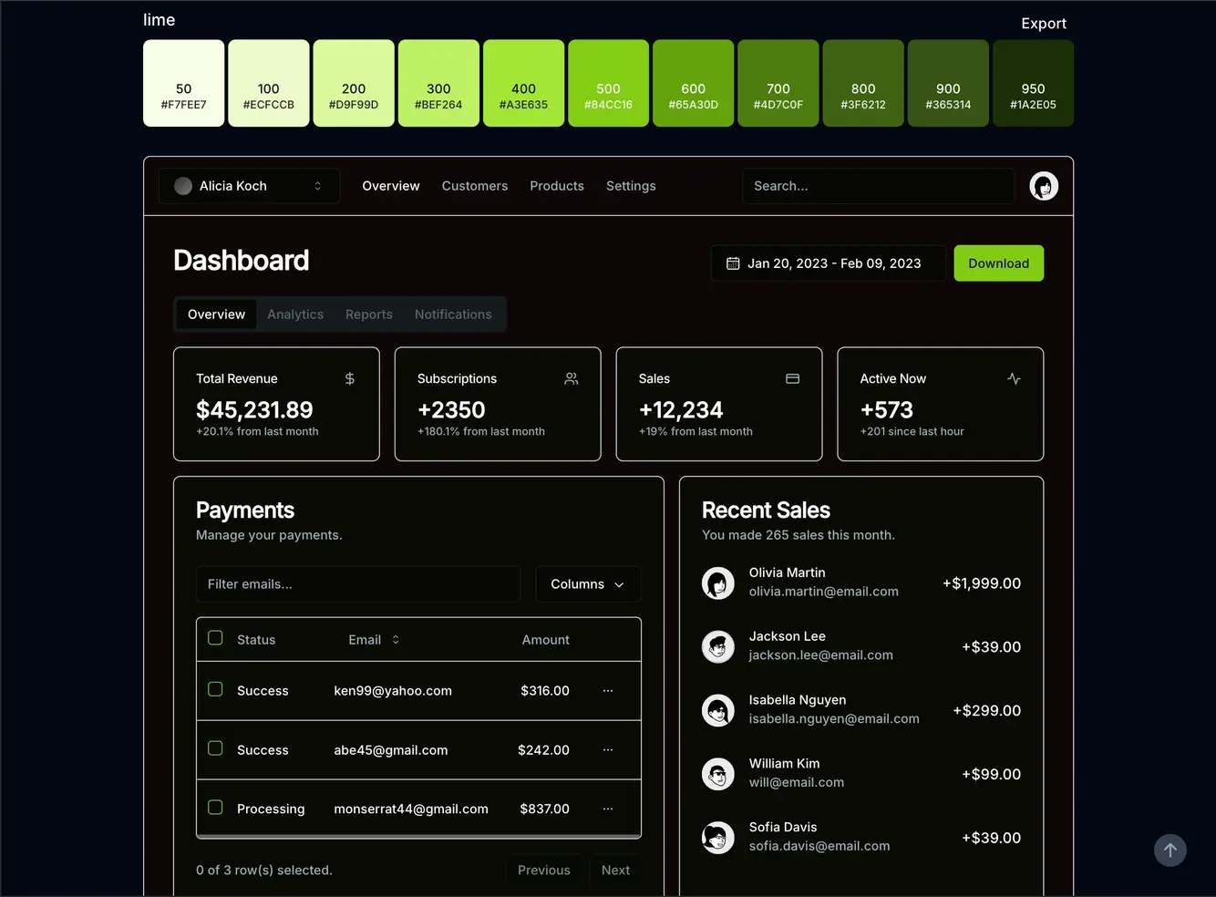 UI Colors